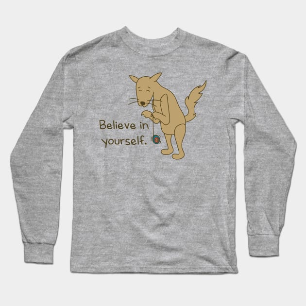Michigan Dogman Long Sleeve T-Shirt by Baby Bigfoot